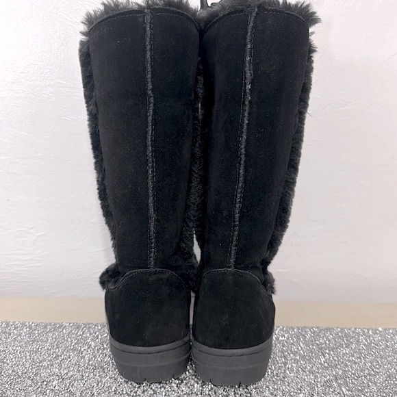 Style & Co Genuine Suede & Fur Uppers Witty Black Boots| 7M |NWT - Picture 8 of 12